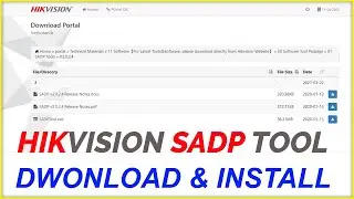 how to download & install hikvision sadp tool in laptop