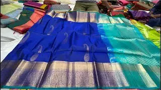 Chickpet Bangalore Silk sarees||Byrappa Silks||Single saree courier available
