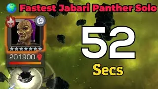52 Secs - Fastest Jabari Panther Solo 😱