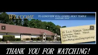 Longview Full Gospel Holy Temple 