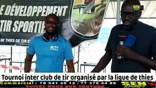 Tournoi inter club de tir organis&eacute; par la ligue de thies