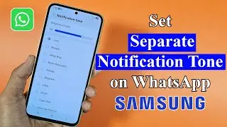 How to set different notification tone for different contacts in WhatsApp
