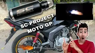 SUZUKI GSX 125 MODIFIED | SC PROJECT EXHAUST SOUND | FLAME SHOT #scproject #suzuki #bikemodification
