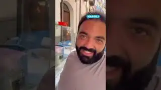 Amedeo e zia Teresa nel mercato del Capo a Palermo
