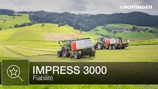 Fiabilité avec les presses à balles rondes IMPRESS de PÖTTINGER