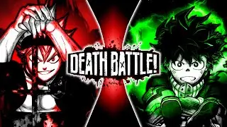 Deku Vs Asta (My Hero Academia/Black Clover) Death Battle Hype Trailer!