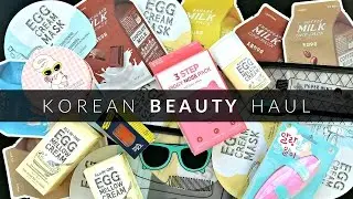 KOREAN BEAUTY PRODUCTS HAUL! (2017)