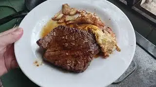 蒜米牛扒 (Beef steak)