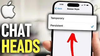 How to Enable Persistent Chat Heads on iPhone in Messenger