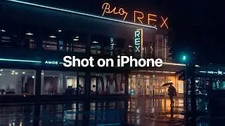 iPhone cinematic night video (telephoto + retro filter)