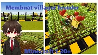 Cara Membuat Villager Breeder ! | MCPE 1.20 !