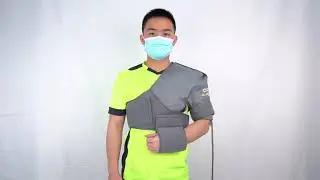Large Coverage Gel Pack Cold Therapy Wrap With Intermittent Compression Portable
