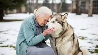 Забытой 94-летней женщине вернули смысл жизни — когда её выбрал гигантский маламут