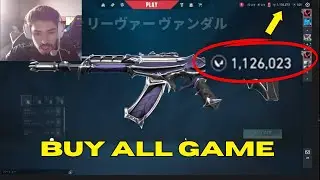 Aspas Goes Crazy in VALORANT! Buying Every Skin on Night Market