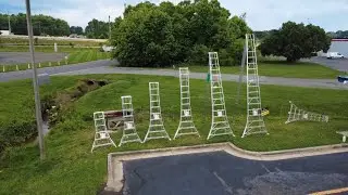 TRIPOD ORCHARD LADDER FROM 6' TO 21'