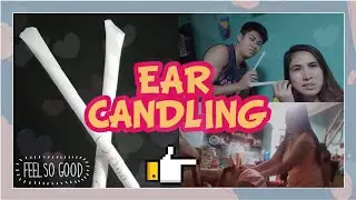 Ear Candling with my son