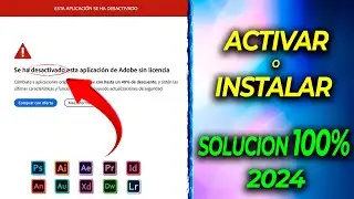 SOLUCION ✅ Se ha DESACTIVADO esta aplicaci&oacute;n de adobe SIN licencia | ACTIVAR O facil 2025👍🏻