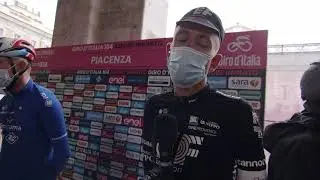 Hugh Carthy - Interview at the start - Stage 4 Giro d'Italia 2021