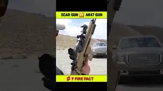 SCAR GUN 🆚  AK47 Real_Life#shorts #shortsviral #shortsfeed#freefire #gunchallenge @Edwin Sarkissian