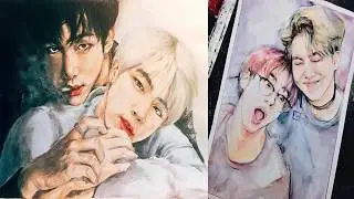 BTS fanart | as girls, vampires, bts ships etc
