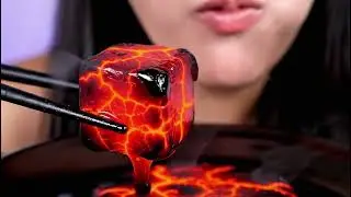 Lava Soup VS Lava Cubes | Eating Lava Mukbang ASMR | Lava ASMR