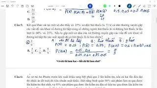 [ĐTN] LUYỆN TẬP CÔNG THỨC BAYES