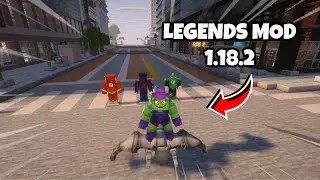 LEGENDS MOD 1.18.2 G&Uuml;NCELLENDİ | YENİ GELEN S&Uuml;PER KAHRAMANLARI DENEDİM