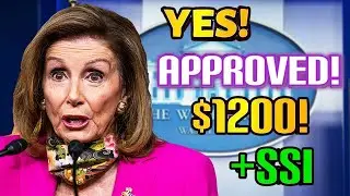 $1200 YES!! APPROVED Second Stimulus Check Update + $2400 SSI SSDI + $600 Unemployment Benefits
