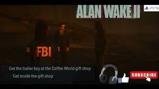 Alan Wake 2 Get inside the Gift Shop | Trailer key at Coffee world Gift Shop #ps5 #alanwake2