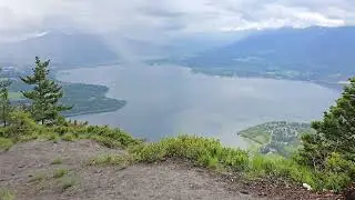 Shuswap Lake View from Bastion Mountain Lookout at (Salmon Arm) BC Canada May 14,2025