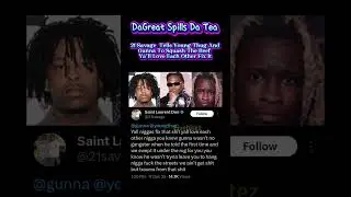 21 Savage Tells Young Thug & Gunna Squash It #trending #21savage #gunna #tyoungthug #hiphopnews