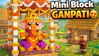 Mini Block Craft Ganpati 😍🙏 | Ganesh Chaturthi Special #shorts