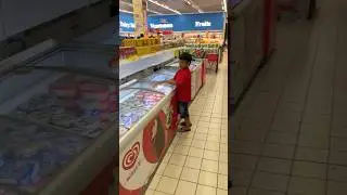 HANAN MASIH PAGI DINGIN, gak boleh makan es krim 🥶 #shorts #funny #trending #subscribe