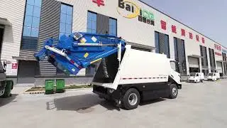 12 tons electric garbage compactor truck for city urban cleaning