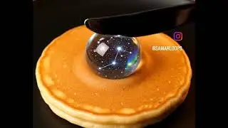 SPACE FOOD ASMR. #shorts#animation #trendingshorts #ai #happy#food #asmr #space #galaxy#planet#reels