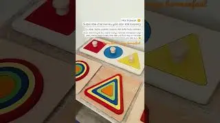Mainan anak-anak, Mainan kayu, Mainan Montessori 2 tahun #mainananak #montessori #viralshorts #viral