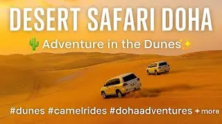 Desert Safari Doha 🌵✨ | Guys Trip Adventure in the Dunes #DohaAdventure # QatarTravel 
