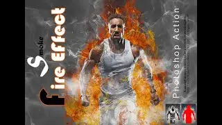 Smoke Fire Effect Photoshop Action