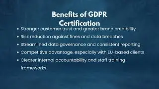 GDPR Certification - Efficient Auditing