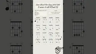 One chord per day 254/365: Em6/9 (E minor 6 add 9) #guitar #guitarlesson #guitartutorial #music