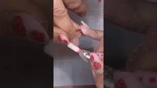 Removing gel polish from apres gel x nails ready for infill! #apresgelx #gelxnails #nailvideos #nail