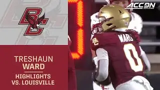 Boston College RB Treshaun Ward Highlights vs. Louisville