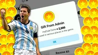 Trick To Get Free 2000 Club Coins || Pes 2021 Mobile