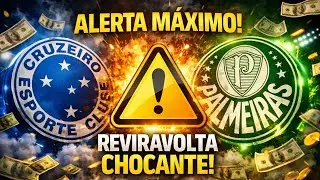 ⚠️ TENSÃO NOS BASTIDORES! CRUZEIRO RECUSA E PALMEIRAS PREPARA GOLPE NO MERCADO!!😨💰