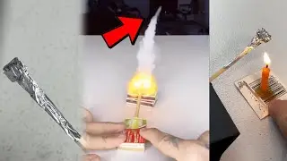 How to Make Homemade DIY Match Rockets!! 🚀 - #Shorts
