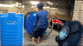 ingenious technique of making plastic water tanks