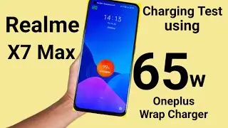 Realme X7 Max charging test using 65w Oneplus Wrap charger will it charge faster or not 🔥🔥🔥