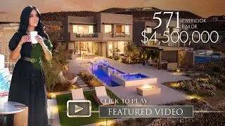 571 Overlook Rim Dr. Henderson, NV 89012 $4,500,000 MacDonald Highlands Luxury Homes 