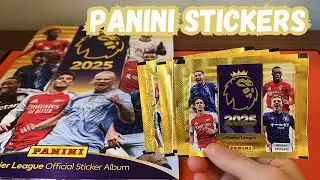 Откройте для себя стартовый набор стикеров Panini Premier League 2025! Футбольные стикеры!