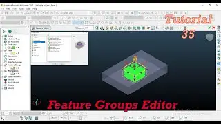 Autodesk Powermill 2017 Feature Groups EditFeature group machining